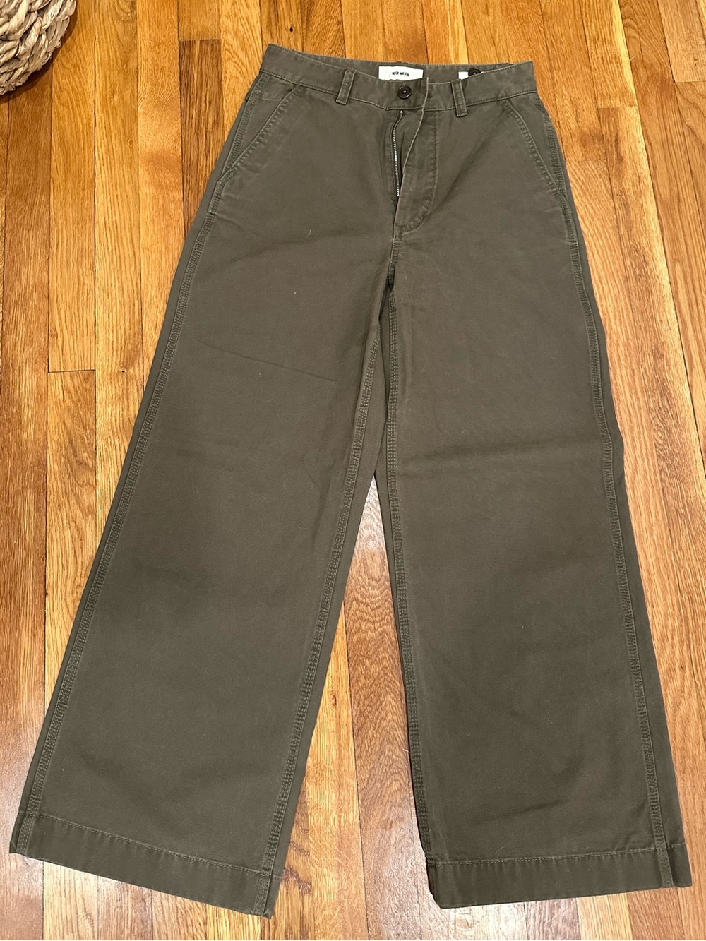 Buck Mason Relaxed Utility Pants Olive
